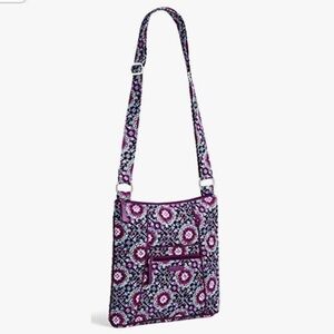 Vera Bradley Hipster Cotton Lilac Medallion Crossbody